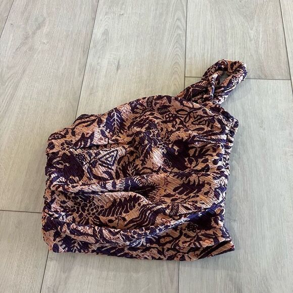Zara One Shoulder Top size M - Picture 1 of 6